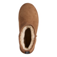 EMU Australia Winterstiefel Sharky Micro Flatform (Lammfell, Plateausohle) braun Damen