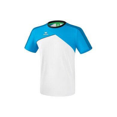 Erima Sport-Tshirt Premium One 2.0 weiss/hellblau Jungen