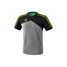 Erima Sport-Tshirt Premium One 2.0 grau/schwarz Jungen