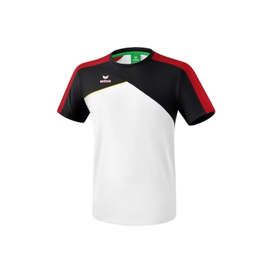 Erima Tshirt Premium One 2.0 weiss/schwarz/rot/gelb Jungen