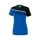Erima Sport-Shirt 5C (100% Polyester) royalblau/schwarz Damen