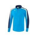 Erima Sport-Langarmschirt Half-Zip Liga 2.0 hellblau/weiss Herren