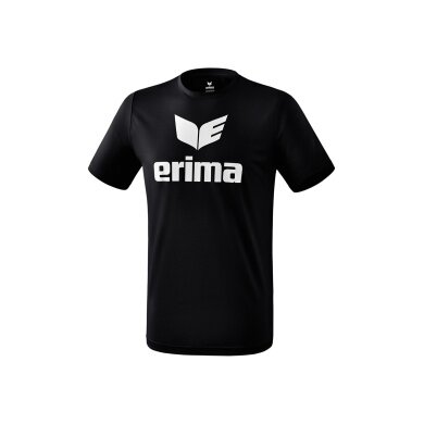 Erima Sport-Tshirt Promo (100% Polyester) schwarz/weiss Herren