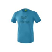 Erima Tshirt Essential - Baumwollmix - hellblau/dunkelblau Herren