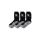 Erima Sportsocken Crew Logo schwarz/grau - 3 Paar