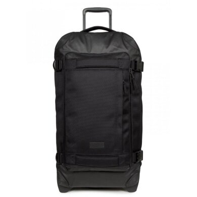 Eastpak Travel-Reisetasche Tranverz CNNCT M Coat (78 Liter) mit Rollen schwarz