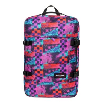 Eastpak Travel-Rucksack Travelpack Retro Surf Funk (42 Liter, mit Laptopfach) bunt