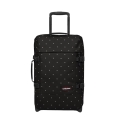 Eastpak Travel-Reisetasche Tranverz S (42 Liter) mit Rollen Dots Black Silver - schwarz