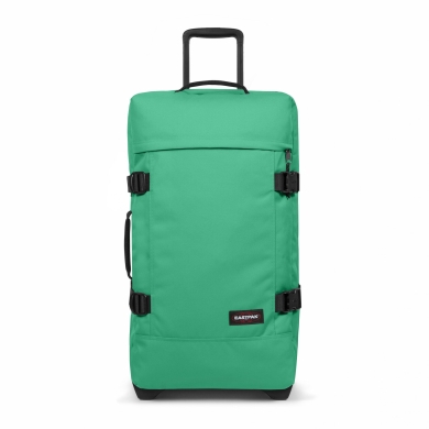 Eastpak Travel-Reisetasche Tranverz M Gem Green (78 Liter) mit Rollen grün