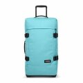 Eastpak Travel-Reisetasche Tranverz M Waterfall Blue (78 Liter) mit Rollen hellblau