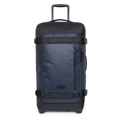 Eastpak Travel-Reisetasche Tranverz CNNCT L Admiral (121 Liter) mit Rollen navyblau/schwarz
