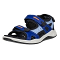 Ecco Sandale X-trinsic (Nubukleder) blau Kinder