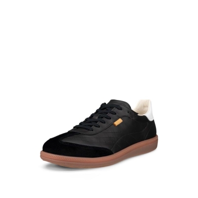 ECCO Sneaker Soft 11 (Vollnarbenleder) schwarz/weiss Damen