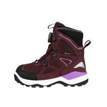 Ecco Winterstiefel Snow Mountain GTX (Boa-Verschluss, Nubukleder/Textil, wasserdicht) rot/schwarz Kinder