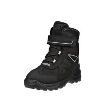 Ecco Winterstiefel Snow Mountain Lace (Premium-Leder und Textil, wasserdicht) schwarz Kinder