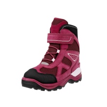 Ecco Winterstiefel Snow Mountain (Nubukleder/Textil, wasserdicht) pink/plum Mädchen