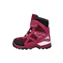 Ecco Winterstiefel Snow Mountain (Nubukleder/Textil, wasserdicht) pink/plum Mädchen