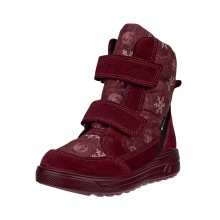 Ecco Winterstiefel Urban Snowboarder Mid GTX (Wildleder, wasserdicht) winerot Kinder