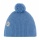Eisbär Mütze (Pompon) Mirna - Kaschmir - blau Damen