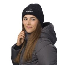 Eisbär Wintermütze (Beanie) Mana - Flauschige Textur - Damen schwarz - 1 Stück