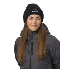 Eisbär Wintermütze (Beanie) Mana - Flauschige Textur - Damen schwarz - 1 Stück