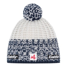 Eisbär Mütze (Pompon) Refocus SA - Merinomix - kobaltblau/weiss - 1 Stück