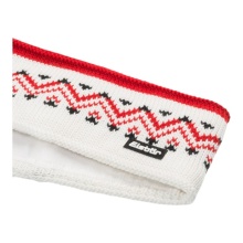 Eisbär Stirnband Vincent Nordic Merinomix - weiss/rot - 1 Stück