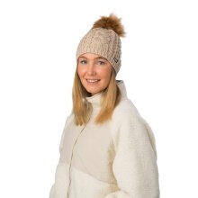 Eisbär Strickmütze (Pompon) Afra Lux - beige