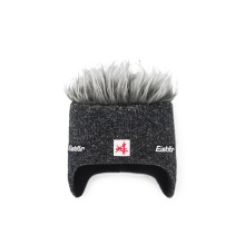 Eisbär Wintermütze (Ohrenmütze) Cocker SA - graphitgrau/weiss- 1 Stück