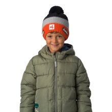 Eisbär Wintermütze (Pompon) Star SA Kinder - orange/schwarz/grau - 1 Stück