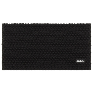 Eisbär Stirnband Jamie (Breite 13.5cm) - Futter aus Fleece - schwarz - 1 Stück