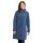 Elkline Wintermantel Glasgow Cord (winddicht, wasserdicht, warm) blau Damen