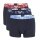 Emporio Armani Unterwäsche Boxershorts Trunk Stretch Cotton marineblau Herren - 3 Stück