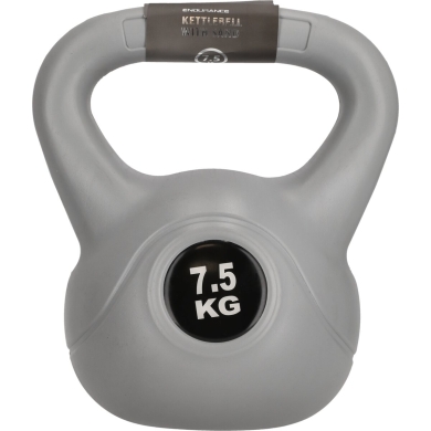 Endurance Kugelhantel Kettlebell grau 7,5kg - 1 Stück -