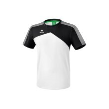 Erima Sport-Tshirt Premium One 2.0 (100% Polyester) weiss/schwarz Herren