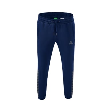 Erima Jogginghose Essential Team Sweathose (weicher Baumwollmix, Reißverschlusstaschen) navyblau/grau Herren