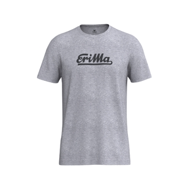 Erima Freizeit-Tshirt Retro 2.0 (100% Baumwolle) melangegrau Herren