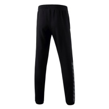 Erima Jogginghose Essential Team Sweathose (weicher Baumwollmix, Reißverschlusstaschen) schwarz/grau Jungen