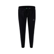 Erima Jogginghose Essential Team Sweathose (weicher Baumwollmix, Reißverschlusstaschen) schwarz/grau Damen