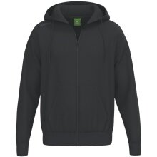 Erima Kapuzenpullover TS Hoodie Full Zip (Mischgewebe) schwarz Herren