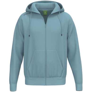 Erima Kapuzenpullover TS Hoodie Full Zip (Mischgewebe) blau Herren
