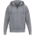 Erima Kapuzenpullover TS Hoodie Full Zip (Mischgewebe) hellgrau Herren