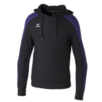 Erima Kapuzenpullover Evo Star (100% Polyester) schwarz/violett Herren