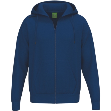 Erima Kapuzenpullover TS Hoodie Full Zip (Mischgewebe) navyblau Herren