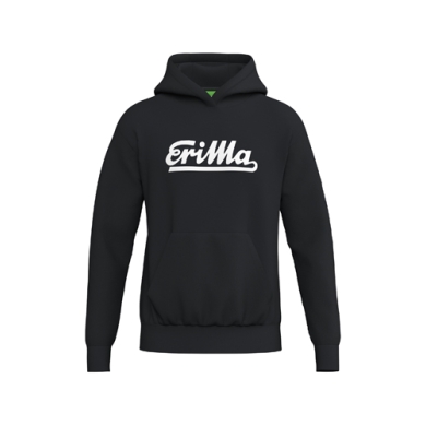 Erima Kapuzenpullover Retro 2.0 Hoodie (Baumwolle-Mischung) schwarz Herren