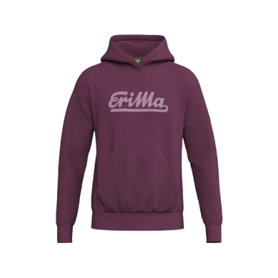 Erima Kapuzenpullover Retro 2.0 Hoodie (Baumwolle-Mischung) bordeauxrot Herren
