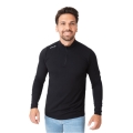 Erima Sport-Langarmschirt Rolli Half-Zip (weiches Stretchmaterial) schwarz Herren