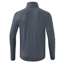 Erima Sport-Langarmshirt Liga Star Trainingstop (strapazierfähig Funktionsmaterial, Stehkragen) grau/schwarz Jungen