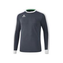 Erima Sport-Langarmshirt Trikot Retro Star (100% Polyester) grau/weiss Herren