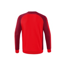 Erima Sport-Langarmshirt Six Wings Sweatshirt (Baumwollmix, funktionell) rot/bordeaux Jungen
